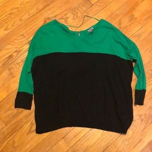 Black & Green Sweater